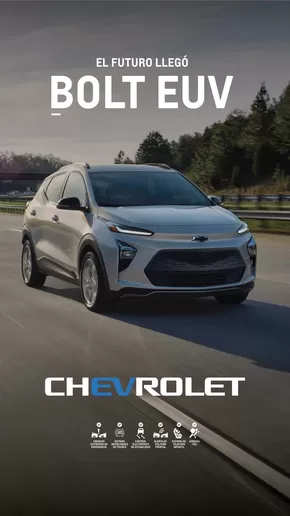 Catálogo Chevrolet en Bogotá | El futuro llego BOLT EUV | 2024-07-18T00:00:00.000Z - 2025-07-18T00:00:00.000Z