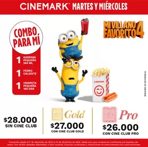 Catálogo Cinemark en Cali | Oferta Especial Cinemark | 2024-07-31 - 2024-12-31