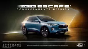 Catálogo Ford en Montería | Ford Nueva EscapeCompletamenteHíbrida | 2024-10-29T00:00:00-05:00 - 2025-10-29T23:59:00-05:00