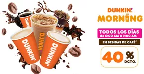 Catálogo Dunkin Donuts en Soacha | 40% Off en bebidas de cafe  | 2024-11-07T00:00:00-05:00 - 2024-12-22T23:59:00-05:00