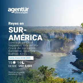 Catálogo Viajes Agentur | Reyes en Sur-America  | 2024-11-07T00:00:00-05:00 - 2025-01-03T23:59:00-05:00