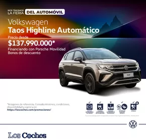 Catálogo Los Coches en Soacha | Volkswagen Taos Highline Automatica  | 2024-11-15T00:00:00-05:00 - 2025-01-01T23:59:00-05:00