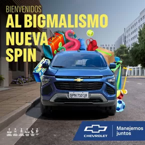 Catálogo Chevrolet en Soacha | Nueva Chevrolet Spin | 2024-11-25T00:00:00-05:00 - 2025-01-01T23:59:00-05:00