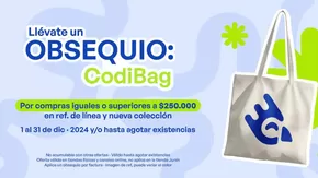 Catálogo Codelín en Itagüí | Llevate obseduio : CodiBag  | 2024-12-03T00:00:00-05:00 - 2025-01-01T23:59:00-05:00