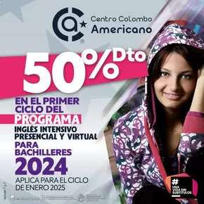 Catálogo Centro Colombo Americano | Hasta 50% dto  | 2024-12-05T00:00:00-05:00 - 2025-01-01T23:59:00-05:00