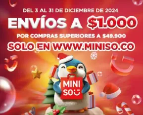 Catálogo Miniso en Cali | Ofertas en Envios  | 2024-12-06T00:00:00-05:00 - 2025-01-01T23:59:00-05:00