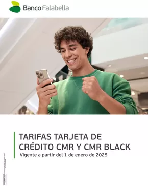 Catálogo Banco Falabella | Tarifas Tarjeta de Credito CMR y cmr black 2025 | 2024-12-12T00:00:00-05:00 - 2025-12-02T23:59:00-05:00