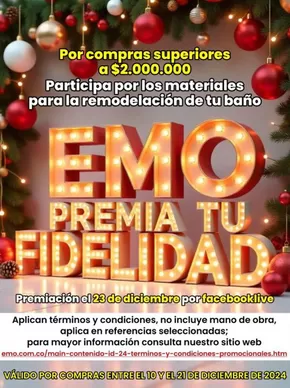 Catálogo Materiales EMO en Neiva | Competencia en EMO  | 2024-12-13 - 2024-12-23