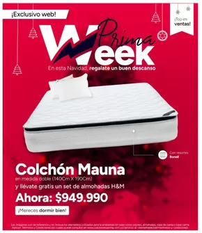 Catálogo Colchones Spring en Cali | Prima Week Ofertas  | 2024-12-17T00:00:00-05:00 - 2024-12-23T23:59:00-05:00