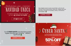 Catálogo Mundo Único | Cyber Santa 50% off | 2024-12-17 - 2024-12-18