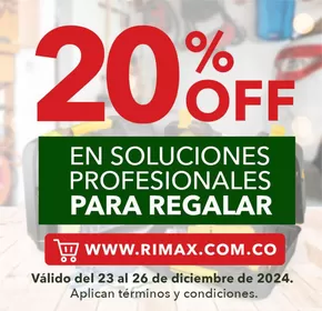 Catálogo Rimax | Hasta 20% off | 2024-12-23T00:00:00-05:00 - 2024-12-27T23:59:00-05:00