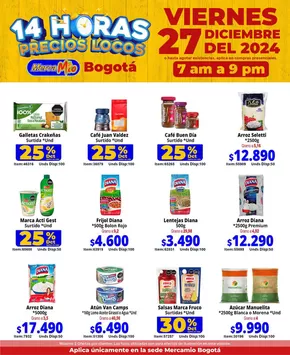 Catálogo MercaTodo en Palmira | Ofertas principales para todos los cazadores de gangas | 2024-12-27T00:00:00-05:00 - 2025-01-10T23:59:00-05:00