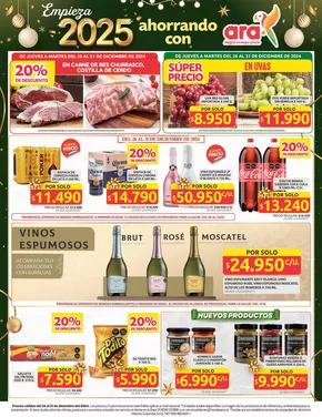 Catálogo Ara en San Marcos | Descubre ofertas atractivas | 2024-12-27T00:00:00-05:00 - 2025-01-10T23:59:00-05:00