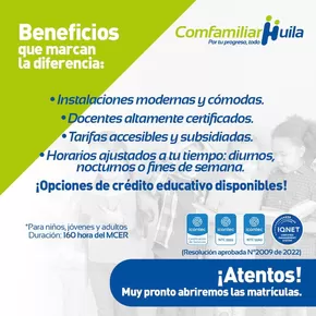 Catálogo Comfamiliar Huila | Ahorra ahora con nuestras ofertas | 2025-01-02T00:00:00-05:00 - 2025-01-09T23:59:00-05:00