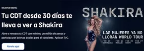 Catálogo Banco de Bogotá en San Marcos | Lleva a ver a Shakira  | 2025-01-03T00:00:00-05:00 - 2025-03-01T23:59:00-05:00