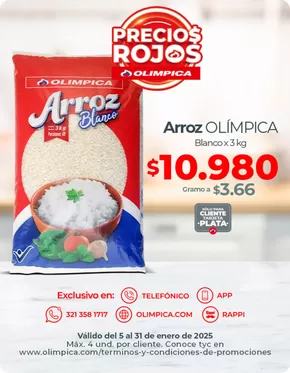 Catálogo Olímpica en San Marcos | Nuestras mejores ofertas para ti | 2025-01-05T00:00:00-05:00 - 2025-01-12T23:59:00-05:00