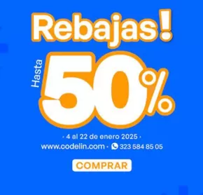 Catálogo Codelín | Rebajas Hasta 50% off | 2025-01-07T00:00:00-05:00 - 2025-01-23T23:59:00-05:00