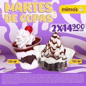 Catálogo Helados Mimo's en Girardot | Martes de Copas  | 2025-01-09T00:00:00.000Z - 2025-03-31T00:00:00.000Z