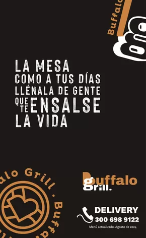 Catálogo Buffalo Grill Parrilla | Menu Domicilio  | 2025-01-15T00:00:00-05:00 - 2025-03-01T23:59:00-05:00