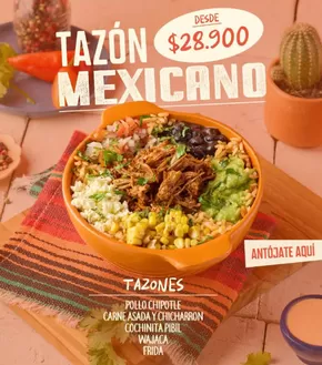 Catálogo Wajaca | Tazon Mexicano desde $28.900 | 2025-01-15T00:00:00-05:00 - 2025-02-01T23:59:00-05:00