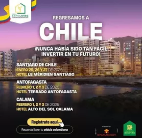 Catálogo Constructora Bolivar | Regresamos a Chile  | 2025-01-15T00:00:00-05:00 - 2025-02-04T23:59:00-05:00