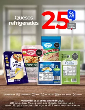 Catálogo Olímpica en Valledupar | Nuestras mejores gangas | 2025-01-25T00:02:16-05:00 - 2025-02-09T23:59:16-05:00