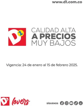 Catálogo Tiendas D1 en Pereira | Promociones actuales | 2025-01-26T00:00:00.000Z - 2025-02-09T00:00:00.000Z