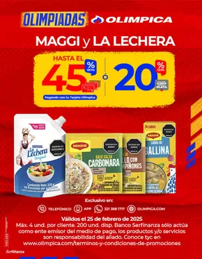 Catálogo Olímpica en Sincelejo | Nuevas ofertas para descubrir | 2025-02-25T00:00:00.000Z - 2025-03-11T00:00:00.000Z