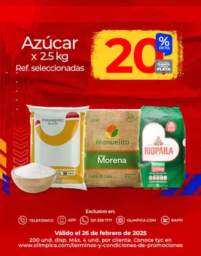 Catálogo Olímpica en Ciénaga de Oro | Ofertas principales para todos los cazadores de gangas | 2025-02-26T00:00:00.000Z - 2025-03-12T00:00:00.000Z