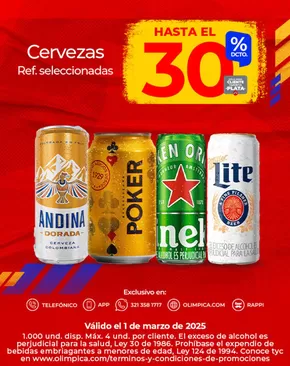 Catálogo Olímpica en Valledupar | Excelente oferta para todos los clientes | 2025-03-01T00:00:00.000Z - 2025-03-30T00:00:00.000Z