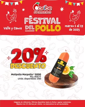 Catálogo Caribe Supermercados en Jamundí | Excelente oferta para todos los clientes | 2025-03-01T00:00:00.000Z - 2025-03-19T00:00:00.000Z