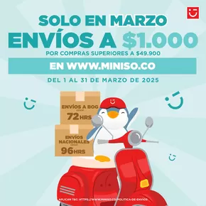 Catálogo Miniso en Bogotá | Solo en Marzo | 2025-03-03T00:00:00.000Z - 2025-03-31T00:00:00.000Z