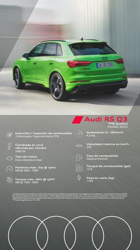 Catálogo Audi en Bello | Audi RS Q3 TFSI ST quattro | 2024-02-14T00:00:00-05:00 - 2025-02-14T23:59:00-05:00